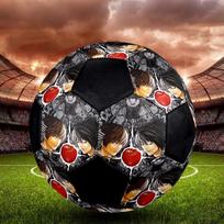 Death Note Indoor Soccer Ball Colorful All Ages Size 5 Machine Stitched PVC Competition Ready Durable High-Bounce