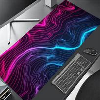 1pc Color Ripples Anime Gaming Mouse Pad Big Large Desk Mat Non-Slip Rubber Base Long Keyboard Mousepad for PC Computer Laptop 30cmx60cm(11.8x23.6inch)