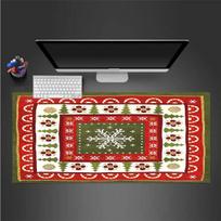 1pc Christmas Tree Snowflakes Anime Mouse Pad Big Large Desk Mat Non-Slip Rubber Base Light Gaming Room for PC Computer Laptop Unisex 30cmx60cm(11.8x23.6inch)