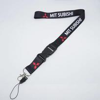 czajbk1 Car Phone Lanyard Keychain Card Holder 3 in 1 Set for Mitsubishi Lancer 9 10 ASX Eclipse L200 Ralliart Accessories