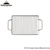 CAMPINGMOON Outdoor Camping Gear B5-W Thickened 304 Stainless Steel Barbecue Grill Barbecue Net, Grilled Fish and Meat Net
