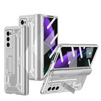 For Samsung Z Fold 3 Fold3 5g Shockproof Full Coverage Case For Samsung Galaxy Z Fold 3 Zfold3 Kickstand Glass Film Bag Cover for samsung Z Fold 3 sidabras