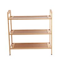 Multi Layer Shoe Rack Thicken Bamboo Large Capacity Durable Shoe Storage Rack for Bedroom Dormitory 3 Layers, 50cm