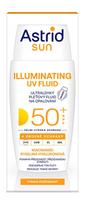 Astrid Ultra-light facial fluid for tanning spf 50+ Sun 50ml apsauginė priemonė nuo saulės
