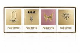 Rabanne Paco Rabanne Miniatures Set EDP - Lady Million 5ml/Olympea 6ml/Fame 4ml/Million Gold For Her 5ml kvepalai