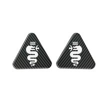 VJQZY1 2Pcs Snake Logo Decal Car Side Fender Body Badge Sticker For Alfa Romeo Giulia Mito Giulietta 159 156 147 Sportiva Stelvio GT For Alfa Romeo balta