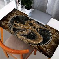 Dragon Mat Mousepad Gamer Office Mat Mouse Pad Light Gaming Room Desk Mat Art Keyboard Mats Mausepad Company 30cmx60cm(11.8x23.6inch)