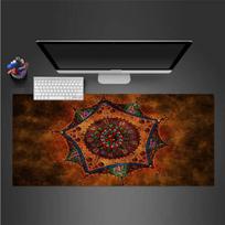 1pc Oriental Traditional Pattern Anime Mouse Pad Big Large Desk Mat Non-Slip Rubber Base Light Gaming Room for PC Computer Laptop Unisex 30cmx60cm(11.8x23.6inch)