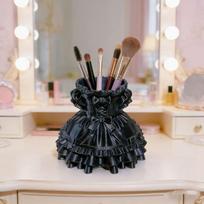 Cute Style Pen Holder 3D Printed Makeup Brush Holder Princess Dress Storage Box  Office Supplies juoda