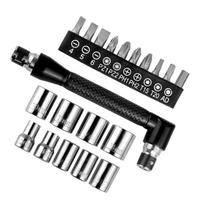 Durable Double-ended Socket Screwdriver Set L-shaped Wrench Multi-function Socket Tool Portable Alloy Screwdriver Bits Home Pack of 1