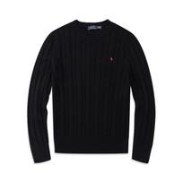 KOSY Men and Women Autumn Winter Knitted Sweater Long Sleeve Round Neck Embroidered Base Shirt Comfortable Fit Sweater S juoda