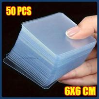 50 Pcs Ultra Strong Nano Double Sided Adhesive Tape, Transparent Waterproof Square Wall Stickers Patch For Bathroom Seamless Fixing balta