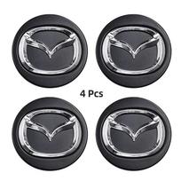 4 vnt. 56 mm automobilio emblema Padangos Ratlankio dangteliai Ratlankių dangteliai Automobilio dekoravimo priedai Mazda 5 6 323 626 RX8 7 MX3 MX5 Atenza Axela juoda