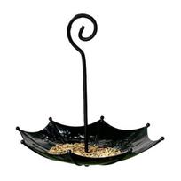 Umbrella Bird Feeder Outdoor Hanging Bird Feeder Decorative Open Bird Feeder for Balcony Garden Backyard