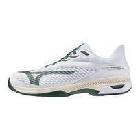 [Mizuno] Tennis Shoes Wave Exceed 6 SW AC Unisex 24.5 cm 4E White x Green