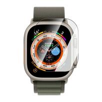 Screen Protector for Apple Watch Ultra 3/2/1 49mm 9H Hardness Tempered Glass Watch Films with Auto-alignment Installation Kit 1Pack