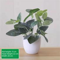 False Plants Artificial Flower Fake Simulated Tree Pot Plants New Potted Flowers  Home Garden Decor B