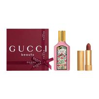 Gucci Flora Gorgeous Gardenia With Lipstick Makeup Set Perfume 50ml+Velvet Lipstick #217