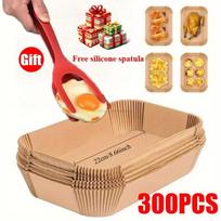 Air Fryer Cooking Baking Paper for Ninja Dual XL foodi AF300 AF400 AF451 Disposable Paper Liner Mold Grill cooking  Acssories