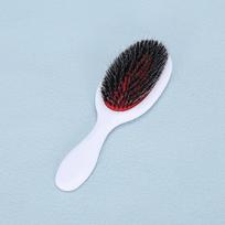 1PC Oval Boar Bristle & Nylon Hair Comb Mini Anti-static Hair Scalp Massage Comb Hairbrush Salon Hair Brush Styling Tool balta