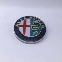 ZFMNR1 74mm 75mm LED emblemos ženkliuko šviesa Alfa Romeo priekinei, galinei daliai, bagažinei logotipo lipdukas žibintas 1 vnt. Raudona Auksinė Juoda Balta Žalia white Light 1pcs