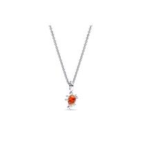 Pandora Crab-shaped decoration 925 silver synthetic cubic zirconia necklace women's silver ZT2720 sidabras
