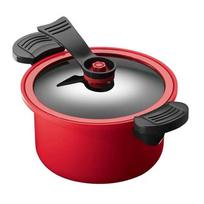 Anti-scald Two Ears Handle Micro Pressure Cooker Lid Stew Pot 3.5L Pressure Cooker  Gas Stove žalia