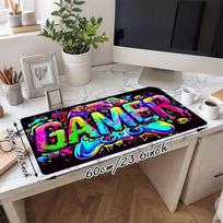 1PC Gamer Controller Large Durable Mouse Pad Suitable for Office Desks, Gaming Desktops.Non-Slip Back P27 30cmx60cm(11.8x23.6inch)