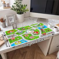1PC city map Oversized Mouse Pad - Non-Slip Rubber Base Perfect for Office School Esports Home Decor Desk Mat 261A 30cmx60cm(11.8x23.6inch)