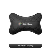 ZOPJT1 Keychain Leather Car Seat Headrest Lumbar Support Suit High-quality Auto Interior For Alfa Romeo 4C 159 166 SpiderGiulia 156 147
