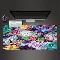 Succulent Plants Desk Mat Desk Pad Large Gaming Mouse Pad Gamer Ofice Mat Mouse Pad  Pad Unisex 30cmx60cm(11.8x23.6inch)
