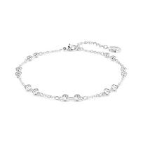 Swarovski Remix Collection Solid Color Decoration Bracelet Women's Silver 5663545 sidabras