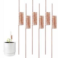 Electroculture 6 Pcs Copper Stakes for Plants Enhancing Growth and Soil Health Suitable for Garden and Vegetable Plots