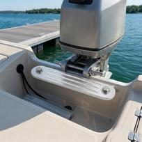 Transom Support Plate Aluminum Easy Installation Premium Thickness Maintenance Accessories for Top Short