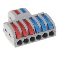 1vnt spyruoklinio svirties gnybtų bloko elektros kabelio laido jungtis SPL-62 1pcs