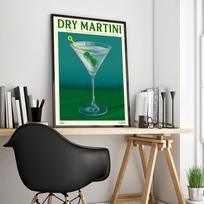 Cartoon Fruit Juice Mojito Aperol Spritz Classic Movie Posters Waterproof Paper Sticker Coffee House Bar Decor Art Wall Stickers 50*70cm No Frame