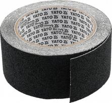 Juoda neslystanti PVC juosta laiptams ir praėjimams | 50 mm x 5 m (YT-72500)