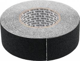 Juoda neslystanti PVC juosta laiptams ir praėjimams | 50 mm x 18 m (YT-72502)