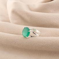 Green onyx Gemstone 925 Sterling Silver Handmade Jewelry Designer Ring For Anniversary Gift RR-75-19 4