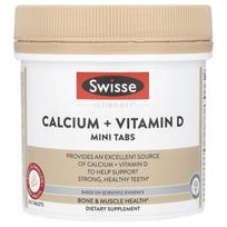 Swisse, Ultiboost® Calcium + Vitamin D Mini Tablets, 300 Tablets