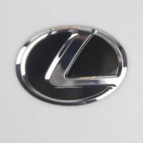 64mm/77mm Automobilio vairo emblema Lexus IS ES CT LS NX GX PX GS200t IS250 ES300 LS500 GX470 Chrome Lipdukas Interjero stilius 77mm juoda