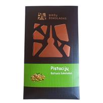 Šokolado plytelė Biržų Šokoladas PISTACIJŲ baltasis šokoladas, 75 g