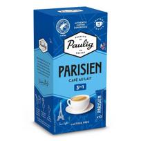 Tirpios kavos gėrimo milteliai Paulig Parisien Café au lait 3in1, 10 x 16,5 g