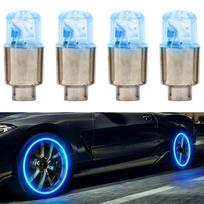 Automatiniai jutikliniai LED ratų žibintai, 4 vnt. pakuotė, skirti automobiliams, motociklams ir dviračiams Green gray