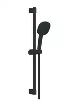 Grohe Dušo komplektas Tempesta Cube 110 (stovas-600 mm, žarna-1750 mm, galvutė-2 srovės, 8L/min), matinė juoda sp.