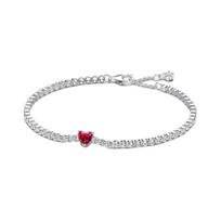 Pandora Inlaid design 925 silver bracelet women's silver 590041C02 sidabras