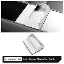 ckwjb7 for Tesla Model Y Launch/Juniper 2025 Center Console Armrest Storage Box Glasses Tray Organizer Car Interior Accessories balta