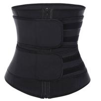 Custom Slimming Waist Trainer Body Shaper Double Belt Tummy Trimmer Neoprene Waist Trimmer S juoda