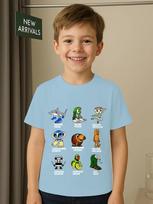 Italian Brainrot Memes Compilation T-Shirt Italian-Brainrot Animals 3D Print Boys Kids Graphic Outfit Y2k T-Shirts for Children 100