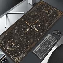 Stars and Moon Mousepad Desk Pad Large Gaming Mouse Pad Gamer Ofice Mat Mouse Pad  Pad Unisex 30cmx60cm(11.8x23.6inch)